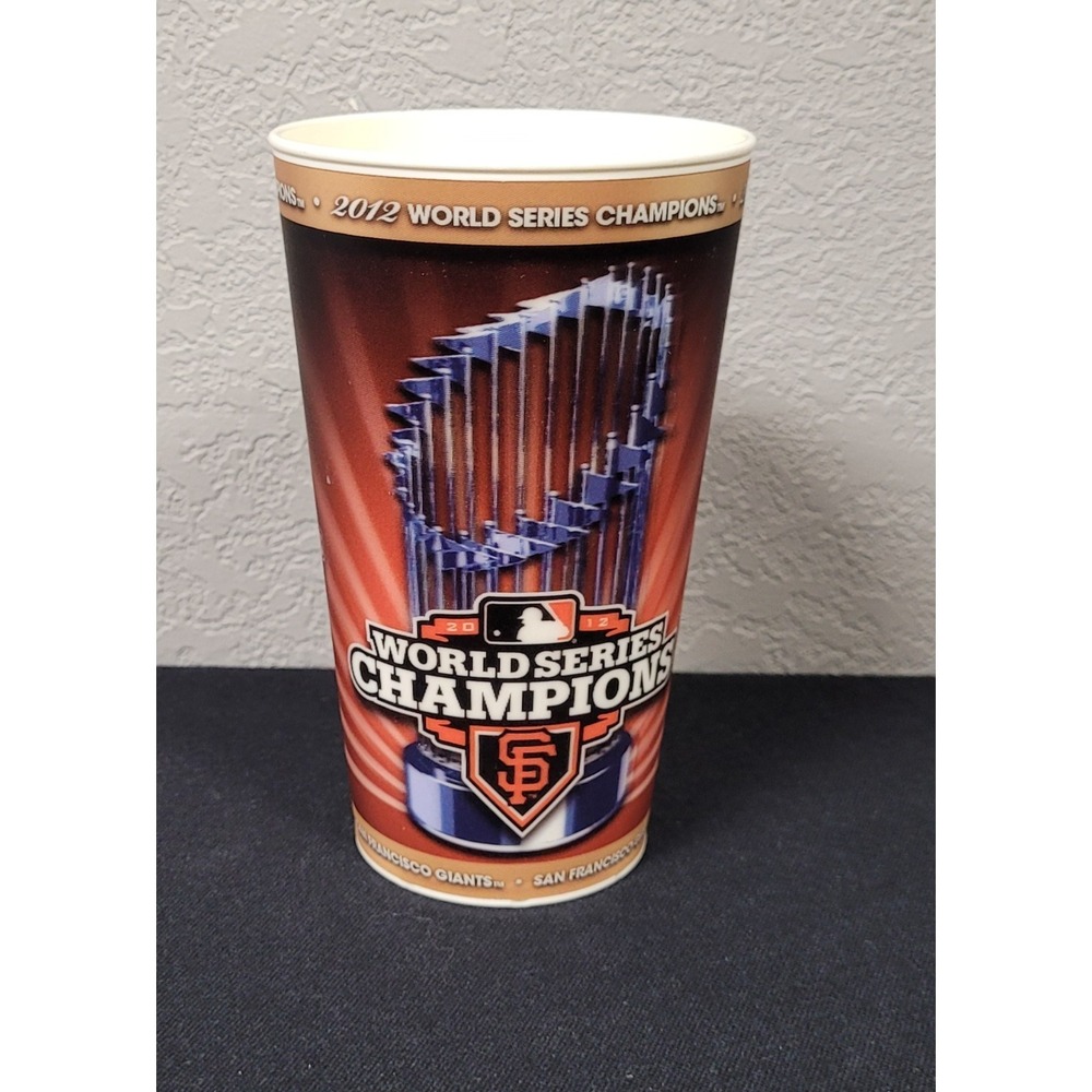 Capitol Cups MLB Lenticular Holographic Giants 2012 WS Champs Souvenir Cup